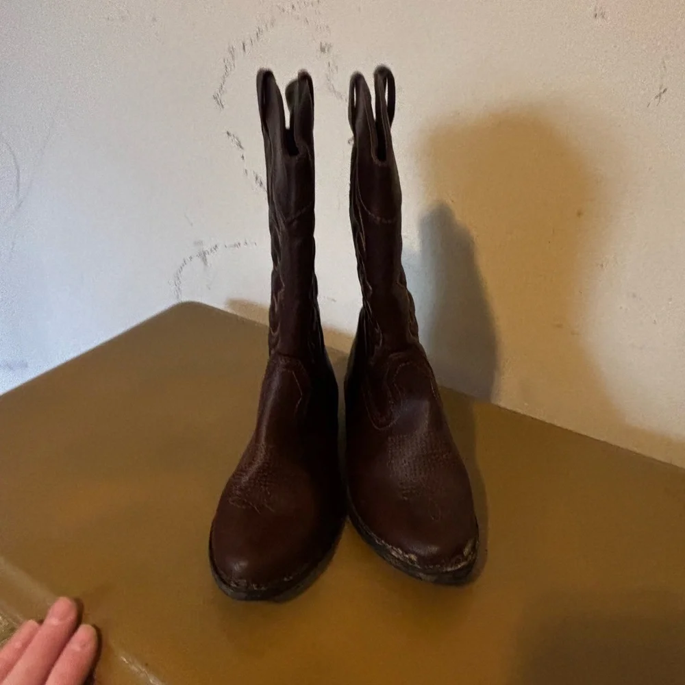 Cat & Jack Brown Kids Boots